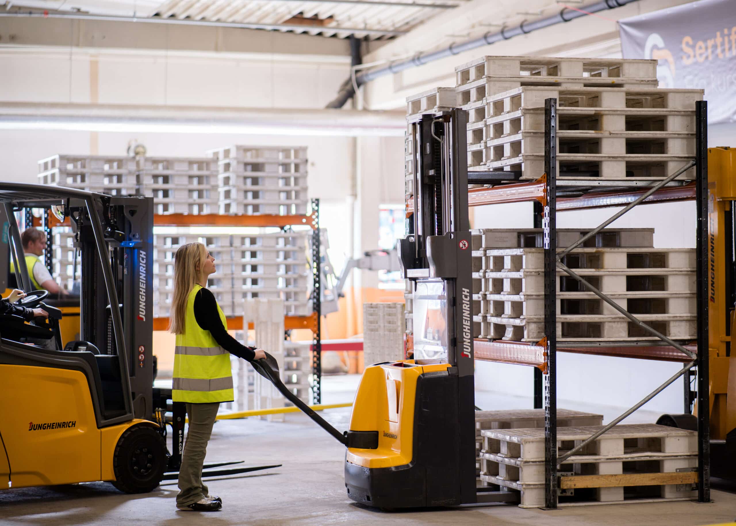 Bilde av kurs i T1 palletruck / snile
